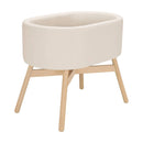 Modern Classic Ivory Leather Bassinet