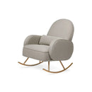 Compass Rocker - Performance Grey Eco-Weave with Rose Gold Legs