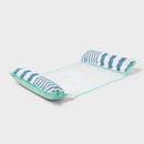 Water Hammock Pool Lounger Blue Stripes - Sun Squad™