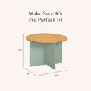 Nesting Play Table - Light Sage and Honey