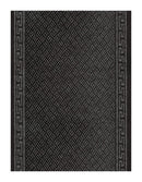 Multy Home Greek Key 60 ft. L X 26 in. W Gray Nonslip Carpet Runner