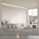 177" Retractable Baby Gate, Folding Security Gates for Kids, Extra Wide Mesh Barrier Door for Dogs, Useful Safety Gates for Stair, Hallways, Kitchens, Indoor, Outdoor, Bedrooms - Grey