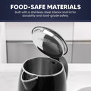 Cool-Touch Electric Kettle - Stainless Steel Interior