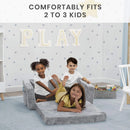 Convertible Sofa to Lounger - Grey