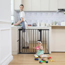 30" Tall Baby Gate - Black
