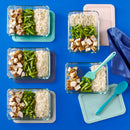 Glass Meal Prep Storage Containers - Multi-Color