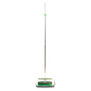 Scotch-Brite Quick Floor Sweeper, Rubber Bristles, 42" Aluminum Handle, White - MMMM007CCW