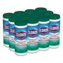 Clorox Disinfecting Wipes, 7 X 8, Fresh Scent, 35/Canister, 12/Carton - CLO01593CT