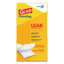 Glad Tall Kitchen Drawstring Trash Bags, 13 Gal, 0.72 Mil, 24" X 27.38", Gray, 400/Carton - CLO78526CT