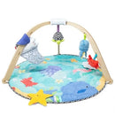 Easy-Fold Wooden Play Gym - Natural Wood