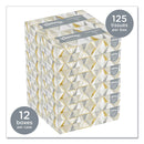 Kleenex White Facial Tissue, 2-Ply, 125 Sheets/Box, 12 Boxes/Carton - KCC03076