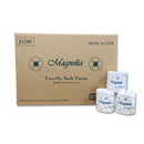Novex Virgin Standard Bath Tissue, Septic Safe, Two-Ply, White, Individually Wrapped, 500 Sheets/Roll, 96 Rolls/Carton - GN1J4200
