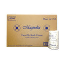 Novex Standard Bath Tissue, Septic Safe, Two-Ply, White, Individually Wrapped, 500 Sheets/Roll, 96 Rolls/Carton - GN1J4000