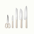 Caraway Home 5pc Knife Set - Cream