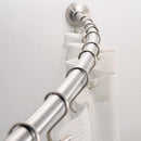 InterDesign Curved Shower Rod 72 in. L Brushed Silver, Pack of 4