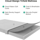 Foldable Comfort Foam Mattress - White