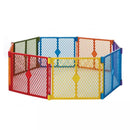 North States Superyard Colorplay 8 Panel Freestanding Gate