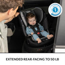 2-in-1 Rotational Car Seat with SensorSafe - Obsidian Black