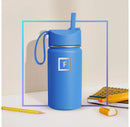 Stainless Steel Water Bottle - 14oz - Tranquil Blue
