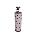 25oz Double-Wall Plastic Straw Tumbler with Topper - Black