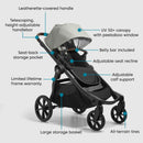 City Select 2 Single-to-Double Modular Stroller, Eco Collection - Frosted Ivory