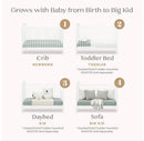 Serena 4-in-1 Convertible Crib - Bianca White