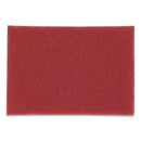 3M Buffer Floor Pads 5100, 20" Diameter, Red, 10/Carton - MMM59258