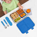 Kids' Stainless Steel Utensil Set - Blue