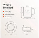 Temperature Control Smart Mug - Light Silver