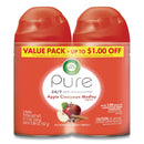 Air Wick Freshmatic Ultra Spray Refill, Apple Cinnamon Medley, Aerosol, 5.89 Oz, 2/Pack - RAC82680PK