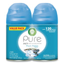 Air Wick Freshmatic Ultra Spray Refill, Fresh Waters, Aerosol, 5.89 Oz, 2/Pack 3 Packs/Carton - RAC82093CT