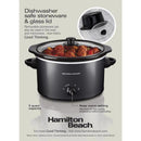 Hamilton Beach 3 qt Black Stoneware Slow Cooker, Pack of 2