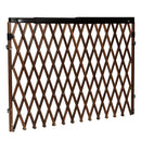 Expansion Walk Thru Room Divider Baby Gate - Dark Brown