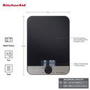 Digital Kitchen Food Scale - Black