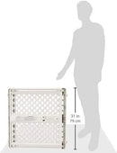 Classic Baby Gate 26 -42 - Light Gray