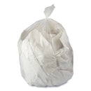 Boardwalk High-Density Can Liners, 10 Gal, 6 Microns, 24" X 24", Natural, 1,000/Carton - BWK242306