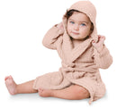 Muslin Bath Robe for Kids - Blush - 18-24 Months