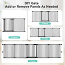 Extra Wide Baby Gate - Black