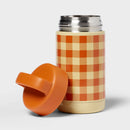 17oz Stainless Steel Vacuum Food Jar - Red/Cream Plaid