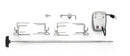 Commercial Grade Rotisserie Kit for Large Grills