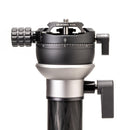 Benro MSDPL46C SupaDupa Carbon Fiber Monopod with Leveling Pan Head (62")