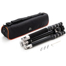 Benro MeFoto GlobeTrotter Aluminum Travel Tripod Kit (Titanium)