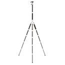 Benro MeFOTO RoadTrip Pro Carbon Fiber Series 1 Travel Tripod with Ball Head and Monopod (Silver)