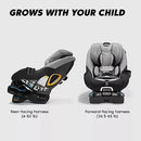 City Turn Rotating Convertible Car Seat - Onyx Black