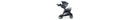 Infant Car Seat Adapter/Basket for Corso Flex Stroller - Black