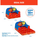 Cozee Buddy Flip, Cars-Out Kids Chair