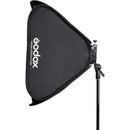 Godox S2 Speedlite Bracket with Softbox, Grid & Carrying Bag Kit (23.6 x 23.6")  SGGV6060
