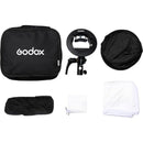 Godox S2 Speedlite Bracket with Softbox, Grid & Carrying Bag Kit (23.6 x 23.6")  SGGV6060