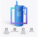 Stainless Steel Water Bottle - 14oz - Tranquil Blue