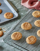 2-Piece Ceramic Baking Sheet and Cooling Rack Cookware Set - Sage